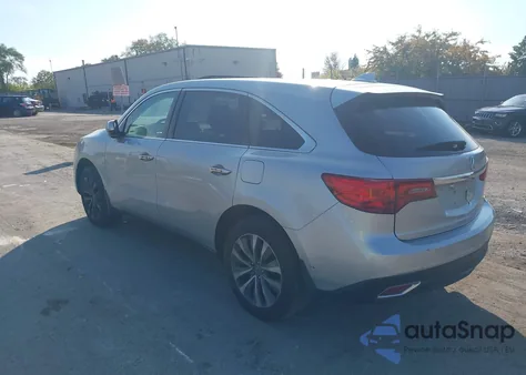 2015 Acura Mdx Technology Package z USA, uszkodzony, nr VIN 5FRYD4H42FB031684